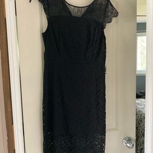 Black lace dress